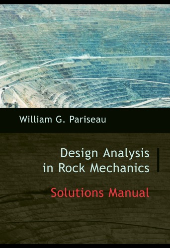 حل المسائل کتاب بررسی ساختار در مکانیک سنگ پاریسیو