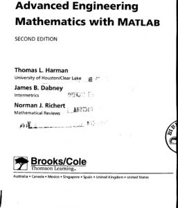 کتاب ریاضیات مهندسی پیشزفته همراه با متلب Thomas Harman