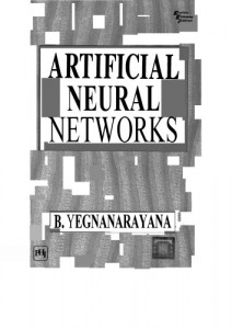 کتاب شبکه های عصبی مصنوعی Yegnanarayana