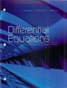 کتاب معادلات دیفرانسیل با مسائل مقدار مرزی جان پلکینگ