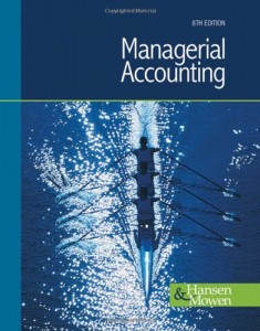 کتاب حسابداری مدیریتی هانسن