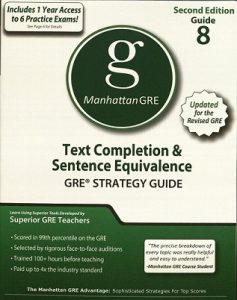 جلد هشتم مجموعه Manhattan GRE Strategy Guide