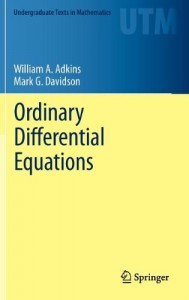 کتاب معادلات دیفرانسیل عادی ویلیام آدکینز