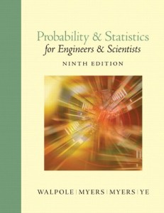 کتاب آمار و احتمالات مهندسی رونالد والپل و ریموند مایرز
