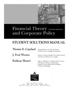 حل المسائل کتاب نظریه های مالی و سیاست شرکتی کوپلند