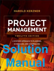 حل المسائل و تست بانک کتاب مدیریت پروژه Kerzner