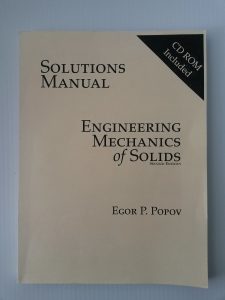 حل المسائل کتاب مهندسی مکانیک جامدات ایگور پوپوف