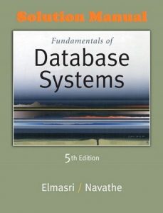 حل المسائل سیستم های پایگاه داده Elmasri - ویرایش پنجم