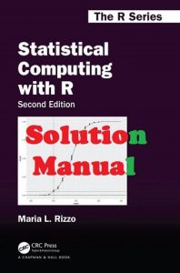 حل المسائل کتاب محاسبات آماری با R ماریا ریزو
