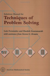 techniques of problem solving krantz