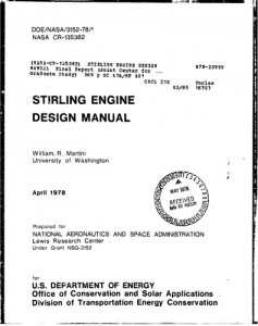 حل المسائل کتاب طراحی موتور استرلینگ مارتینی