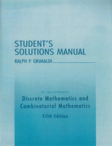حل المسائل کتاب ریاضیات گسسته و ترکیباتی گریمالدی