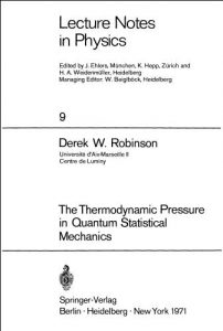 کتاب فشار ترمودینامیکی در مکانیک آماری کوانتومی رابینسون